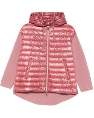 Herno Hooded Zipped Jacket - Pink