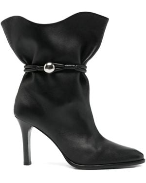 Isabel Marant Bottines En Cuir - Noir