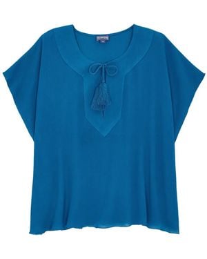 Vilebrequin タッセル ブラウス - ブルー