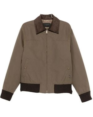 Prada Westernjacke Mit Cordkragen - Braun