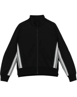 CROQUIS Striped Jacket - Black
