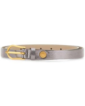 Gianni Chiarini Cinturón Con Hebilla Del Logo - Blanco