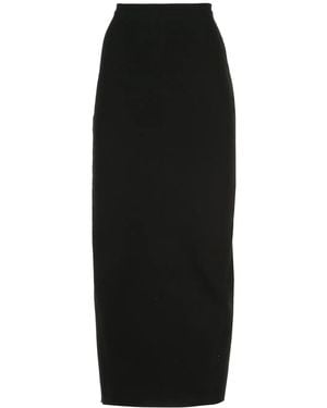 Rick Owens Larry Knit Skirt - Black