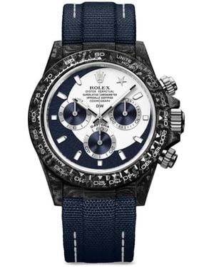 DiW (Designa Individual Watches) Montre Rolex Daytona Ramadan Bl 40 Mm Customisée - Blue