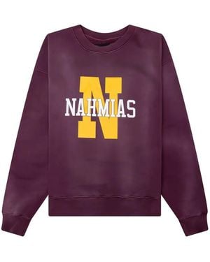 NAHMIAS Sweater Met Ronde Hals - Paars