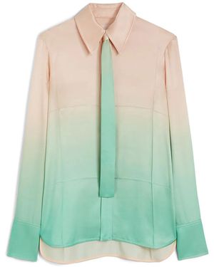 Jil Sander Tie-Detail Shirt - Green