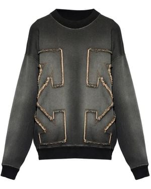 Off-White c/o Virgil Abloh Jersey Con Parche Arrows - Gris