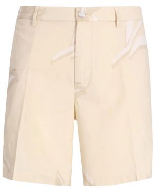 BOSS Pressed-Crease Shorts - Natural