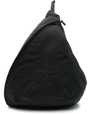 Stone Island Rugzak Met Compass-Logopatch - Zwart