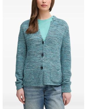 Benetton Geknöpfter Cardigan - Blau