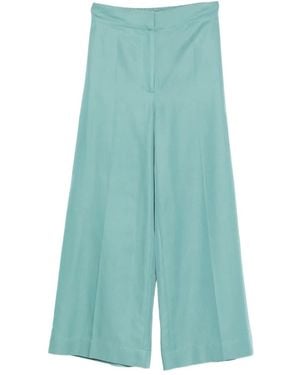 JOSEPH Pleated Trousers - Blue