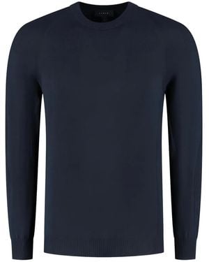 Sease Maglione Girocollo Con Maniche Raglan - Blu