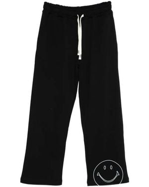 Joshua Sanders Printed Track Pants - Black