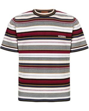 Missoni Striped T-Shirt - Red