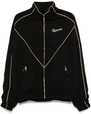Willy Chavarria Logo-Embroidered Jacket - Black