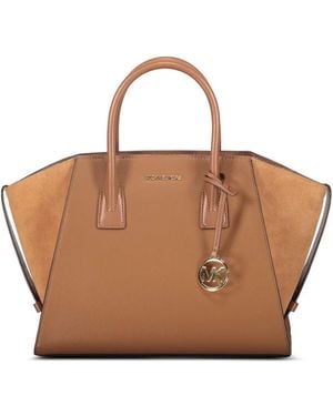 Michael Kors Borsa Tote Avril - Marrone
