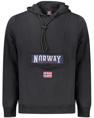 Norway 1963 Hoodie À Patch Logo - Black