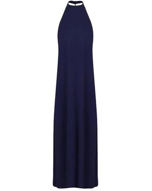 Lenny Niemeyer Halter-Neck Maxi Dress - Blue