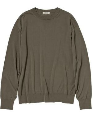 AURALEE Giza Sweatshirt - Green