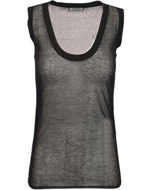 DURAZZI MILANO See Through Tank Top - Grey