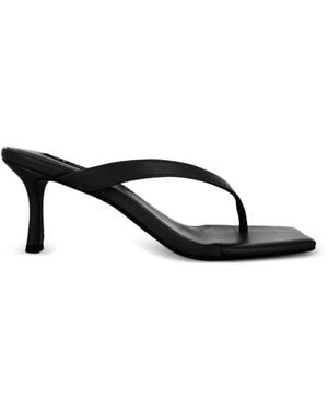 Senso Elvie Ii Square-Toe Sandals - Black
