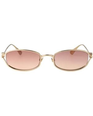 Burberry Oval-Frame Sunglasses - Pink