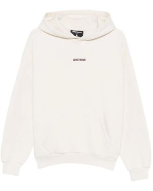 WRSTBHVR Pouch Hoodie - White