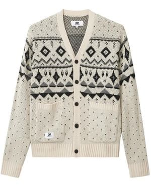Chocoolate Cardigan En Maille À Col V - White