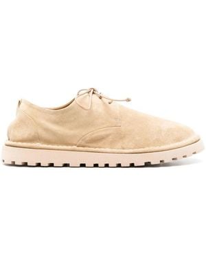 Marsèll Sancrispa Alta Suede Derby Shoes - Natural