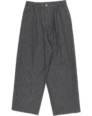AVIVA JIFEI XUE Double-Pleat Trousers - Grey