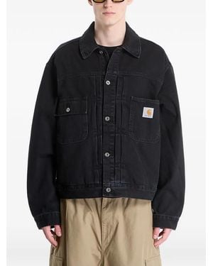 Carhartt Belmar Logo-Patch Jacket - Black