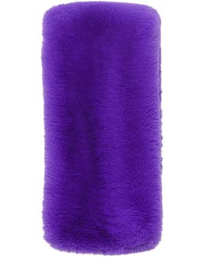Acne Studios Bufanda Con Costuras En Contraste - Morado