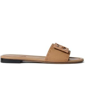 Fendi Baguette Selleria Sandals - Brown