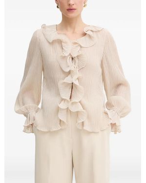 Guess Ruffled Blouse - Natural