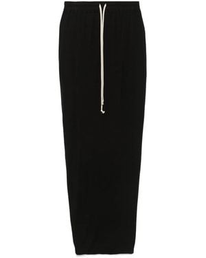 Rick Owens Gonna Lunga Pillar - Nero