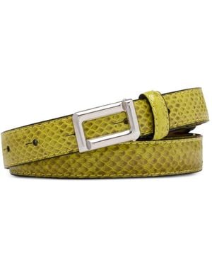 Lancel Buckle Adjustable Belt - Green