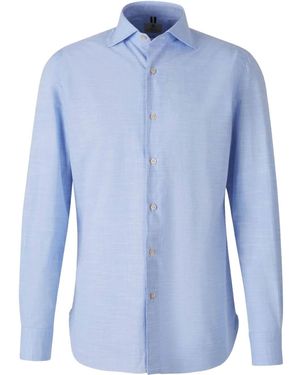 Luigi Borrelli Napoli Long-Sleeve Shirt - Blue