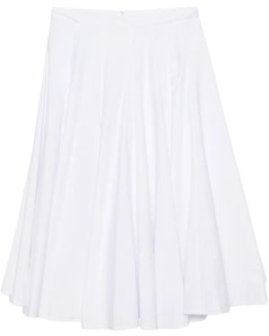 JNBY Draped Flared Skirt - White