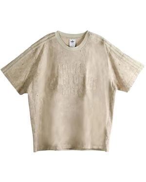 adidas X Song For The Mute Oversized Logo T-Shirt - Natural