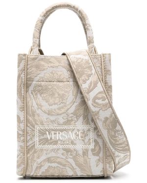 Versace Athena バロッコ ハンドバッグ ミニ - ホワイト