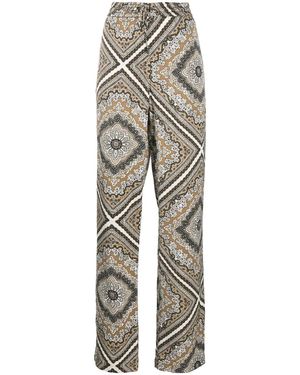 MICHAEL Michael Kors Straight-Leg Patterned Pants - Multicolor