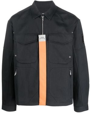 A_COLD_WALL* Stria Shirt Jacket - Black