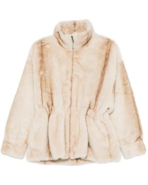 DUCIE Kai Faux-Fur Jacket - Natural