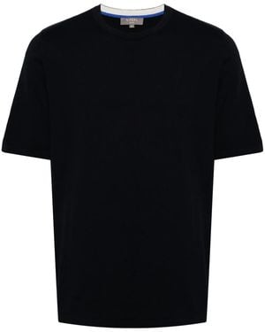 N.Peal Cashmere ファインニット Tシャツ - ブラック
