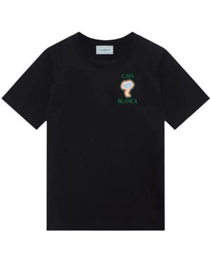 CASABLANCA Mushroom T-Shirt - Black