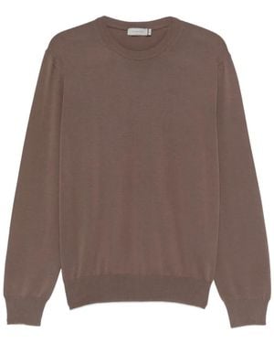 Canali Pullover mit Rundhalsausschnitt - Braun