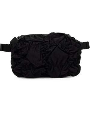 Côte&Ciel Ruched Belt Bag - Black