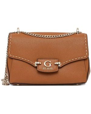 Guess Nastra ショルダーバッグ - ブラウン