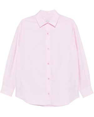 Manuel Ritz Drop-Shoulder Long-Sleeve Shirt - Pink