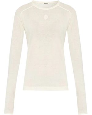 By Malene Birger Haut À Logo Brodé - Blanc